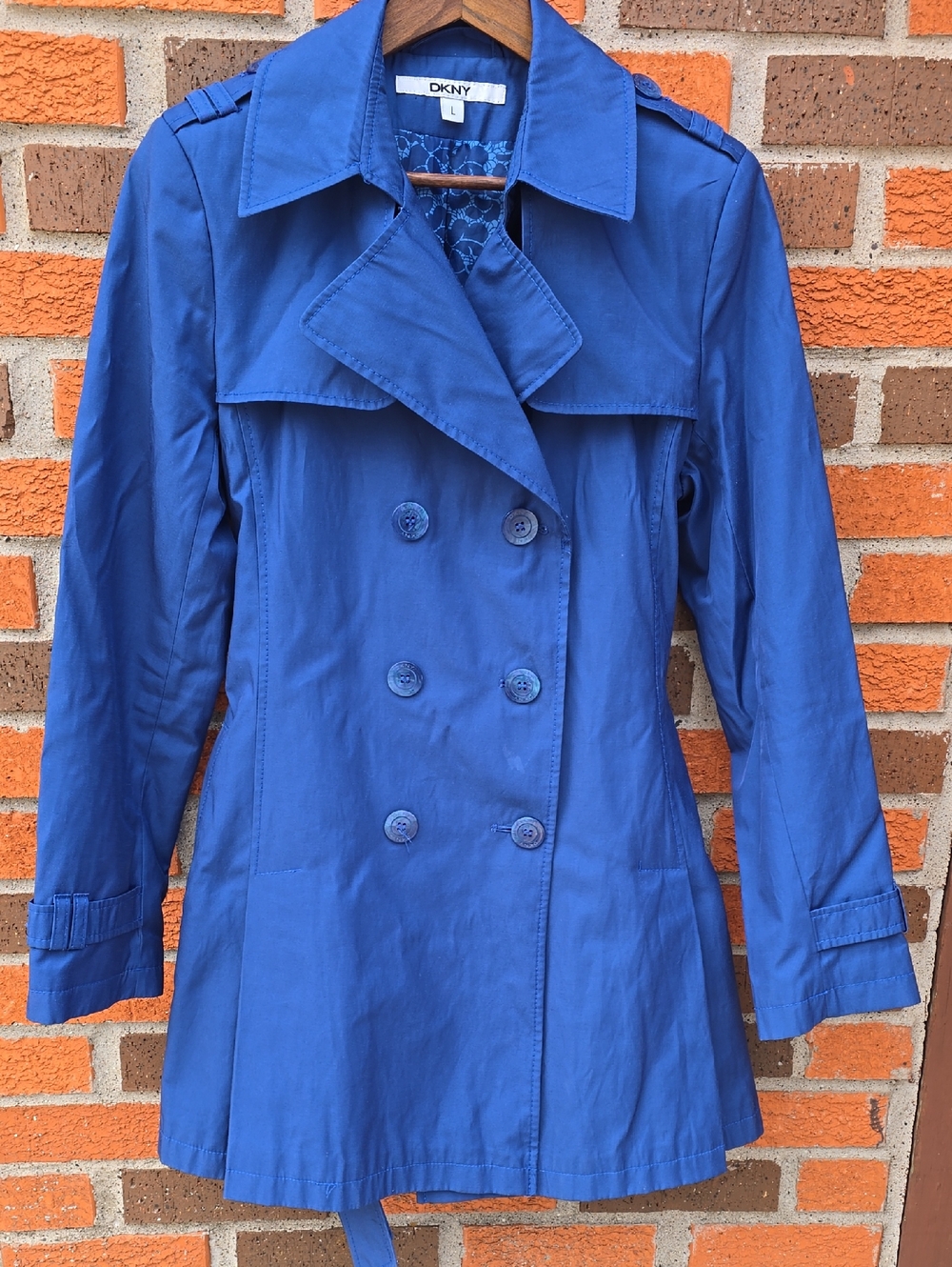 DKNY Trench Coat Size Large